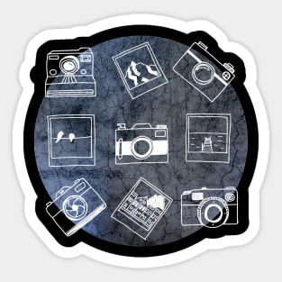 photographie camera illustration hobby Sticker